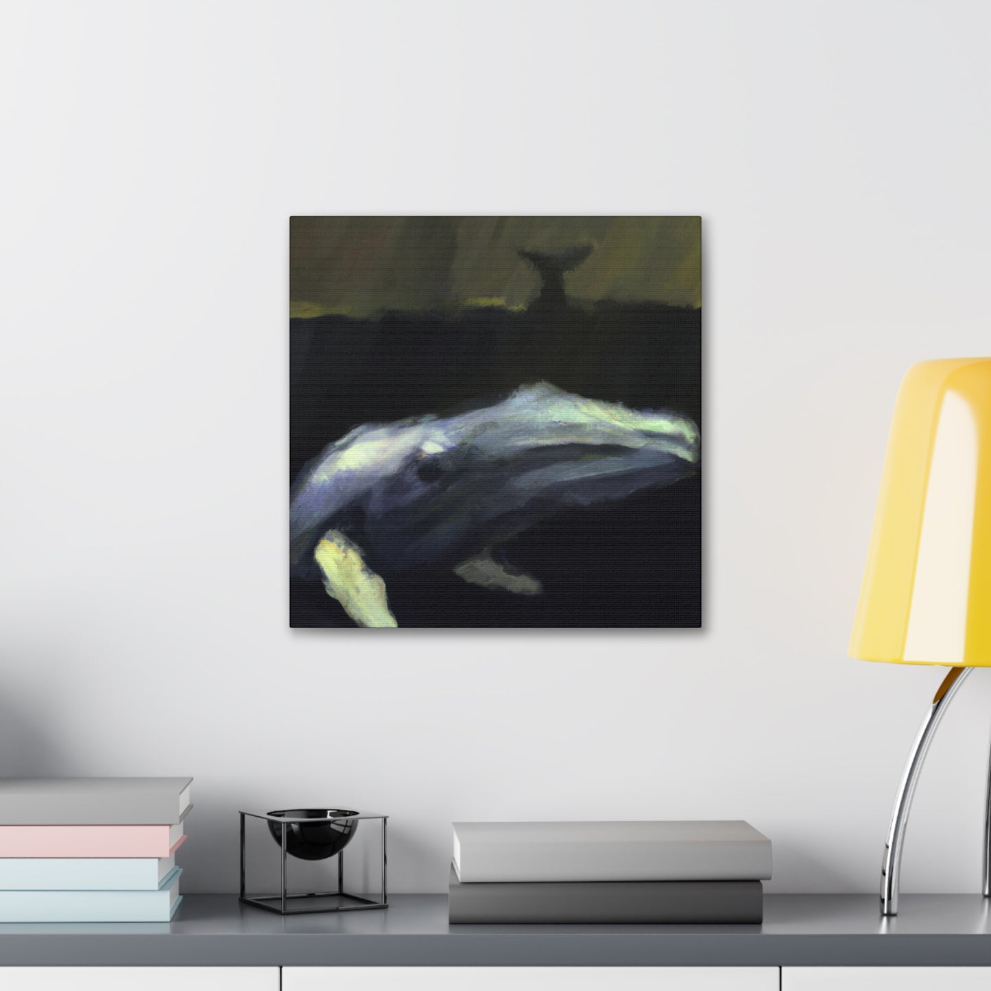 "Whale on the Horizon" - Canvas