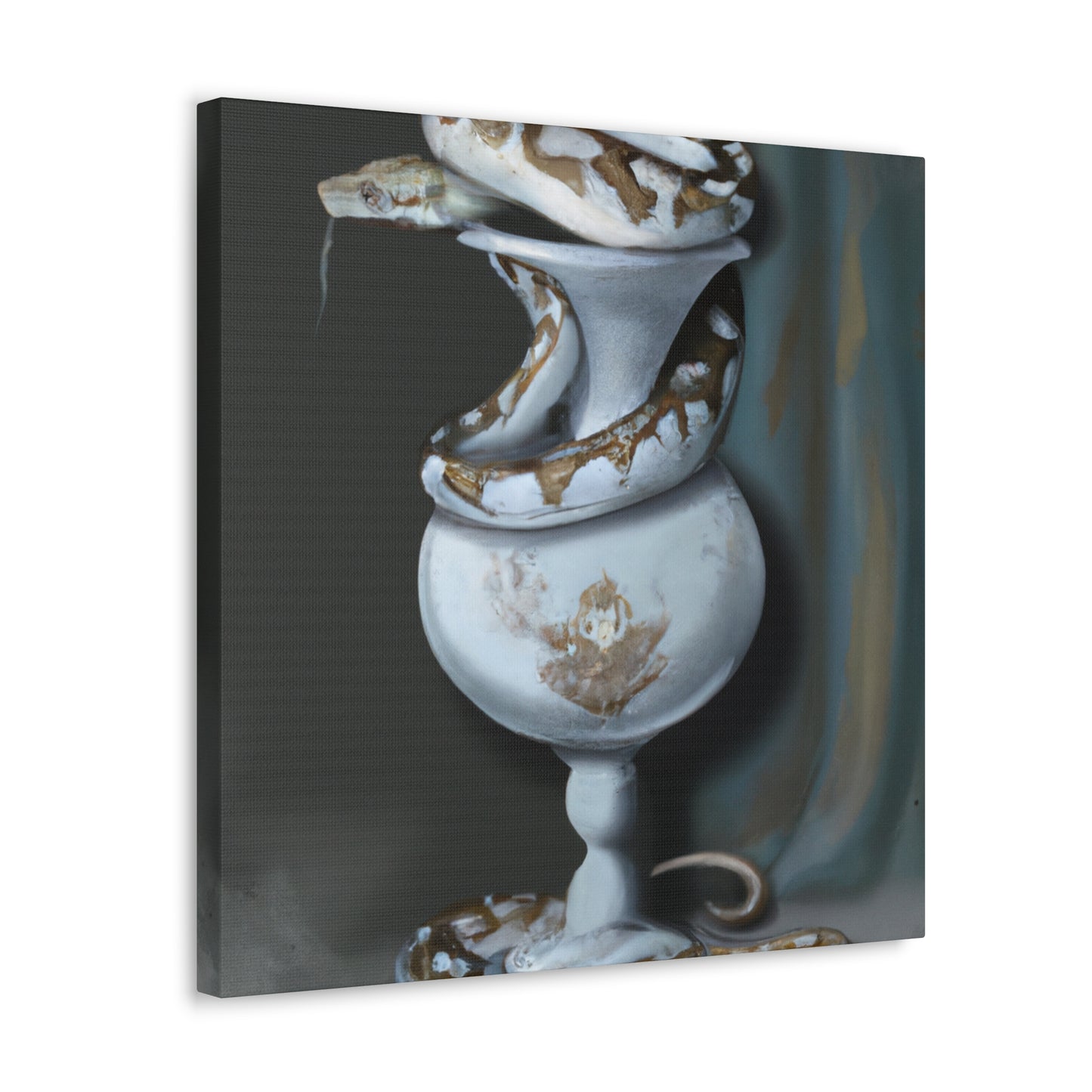 Snake in Splendor. - Canvas