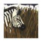 "Zebra in Transition Space" - Canvas