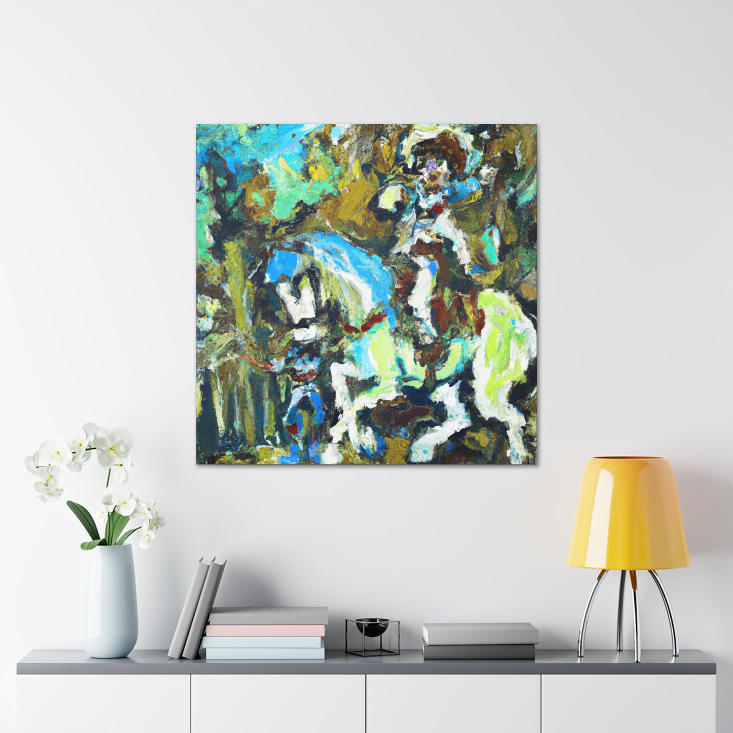 "Hitching Station Allegory" - Canvas