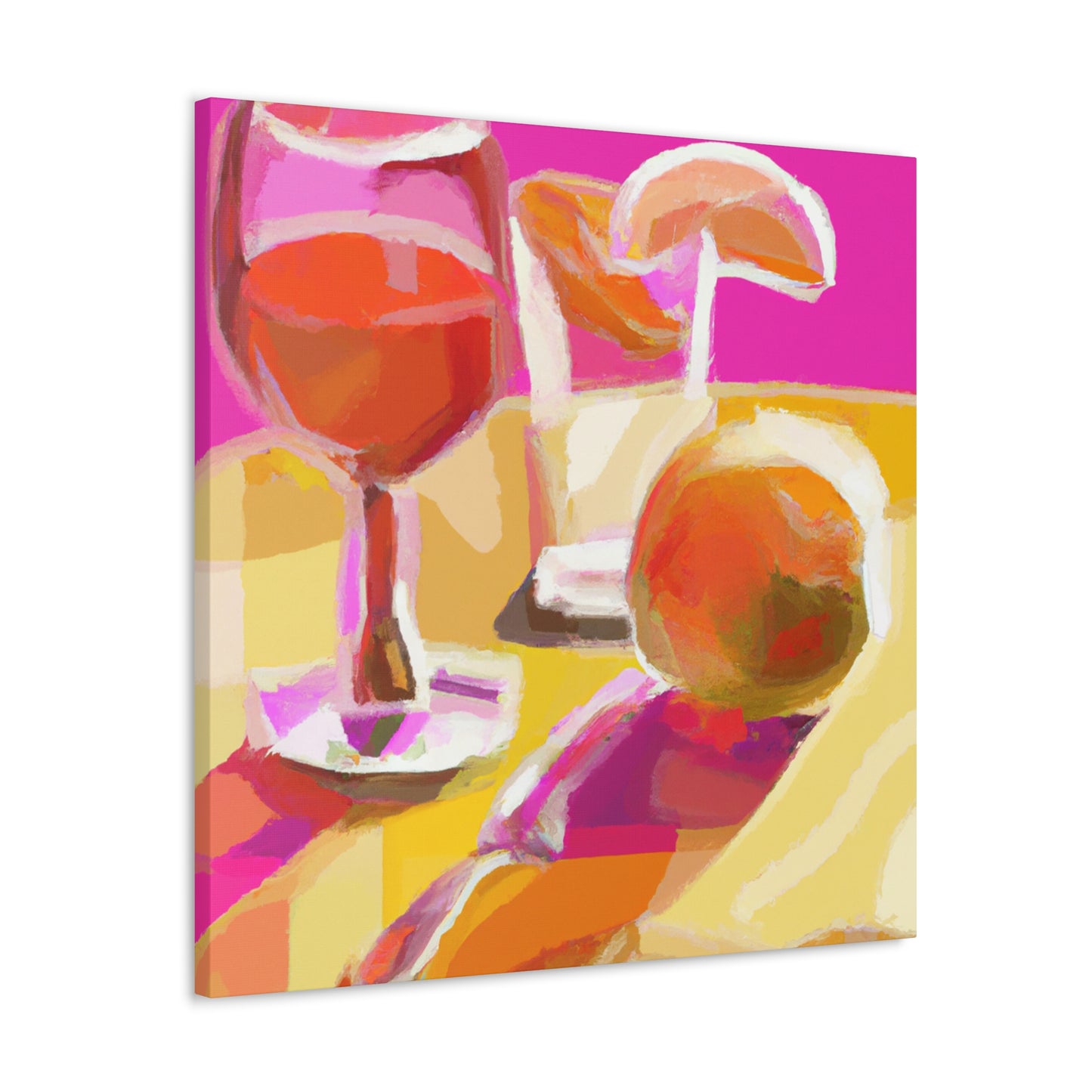 Orange Fauve Ablaze - Canvas