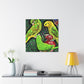 "Conures in Heavens Haze" - Canvas