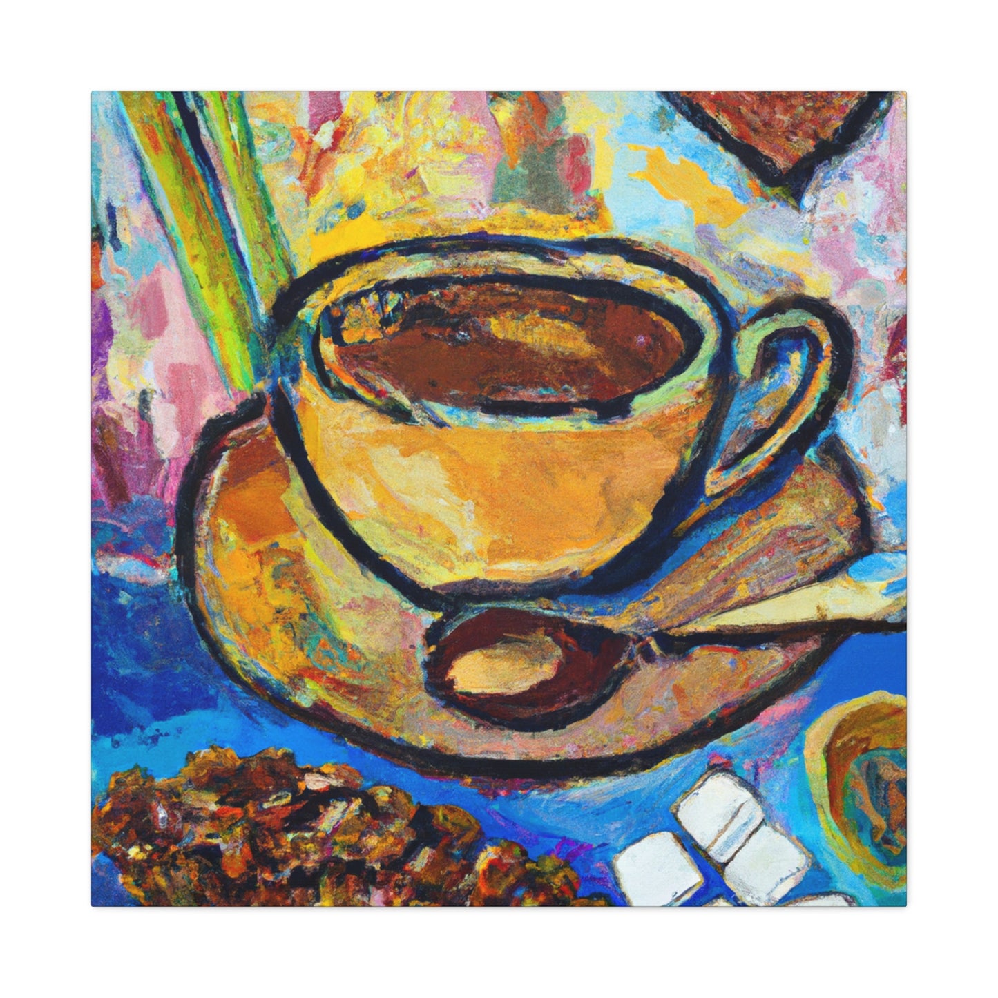 Coffee in Impressionism - Canvas