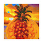 "Pineapple Paradise Scene" - Canvas