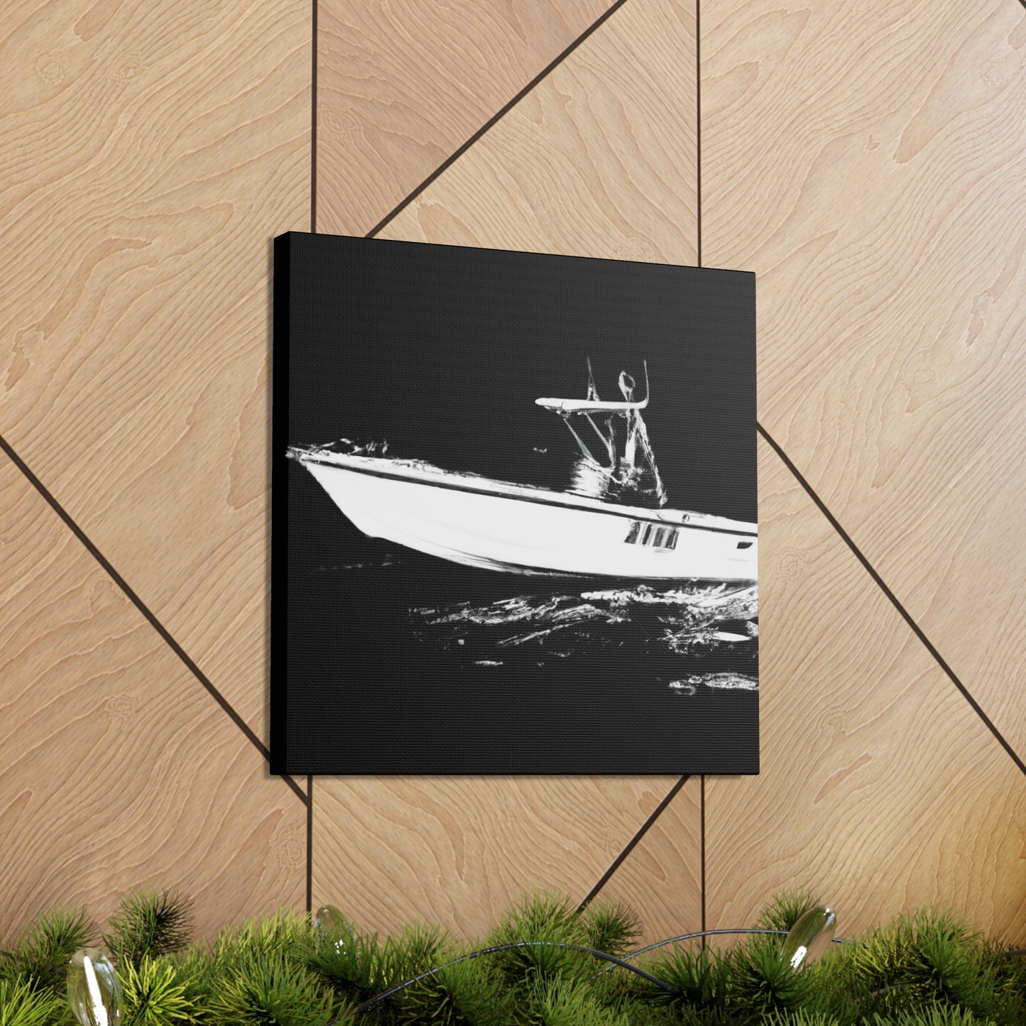 "Bass Fishing Glisten" - Canvas