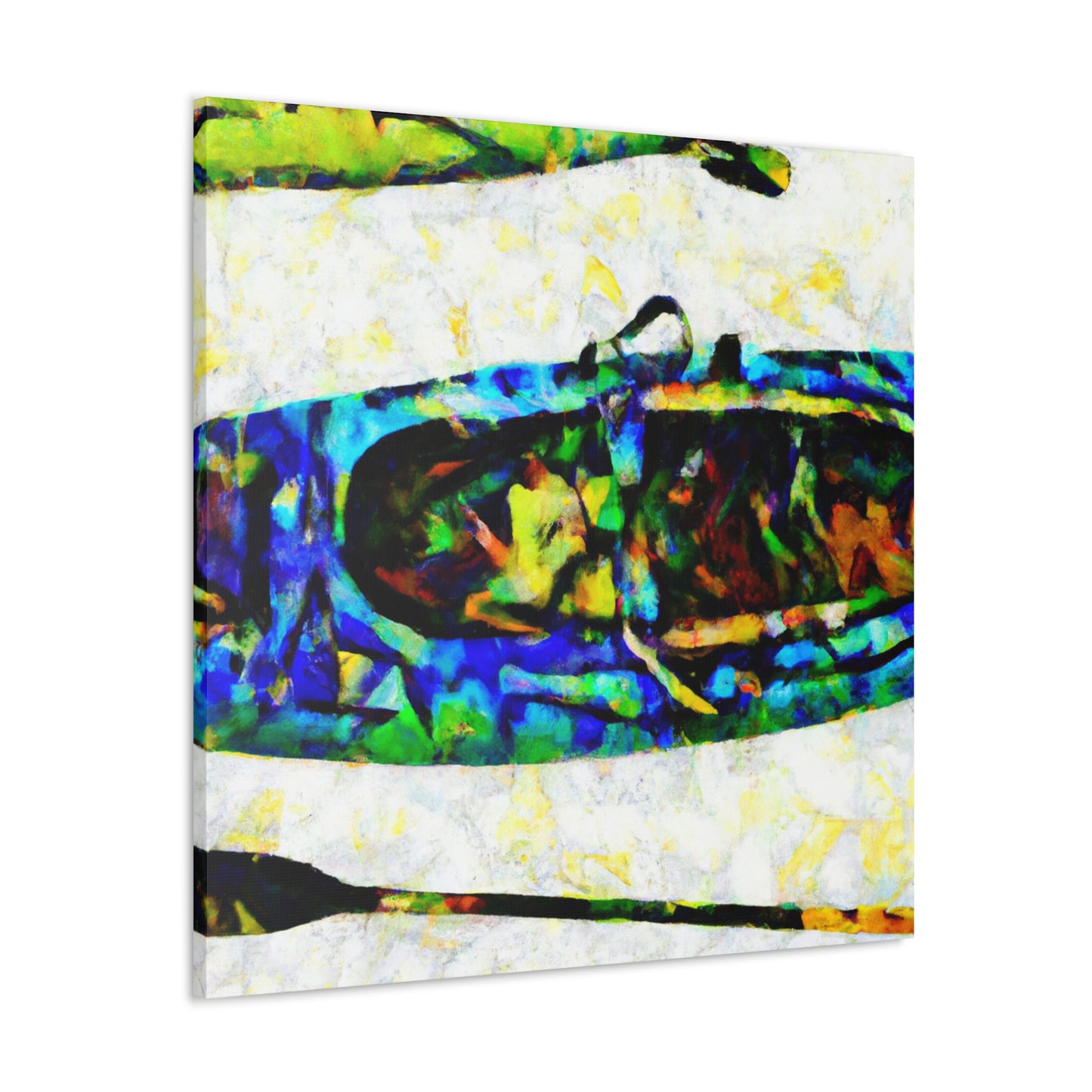 Kayak in Abstraction - Canvas