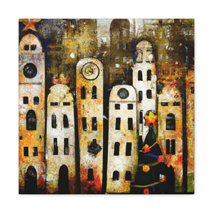 City Square: Steampunk - Canvas