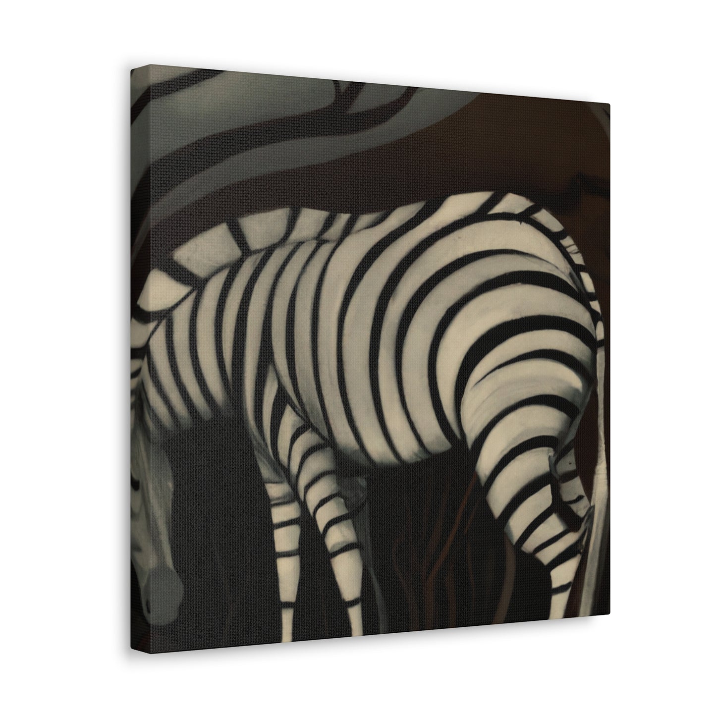 "Zebra's Exotic Dance" - Canvas