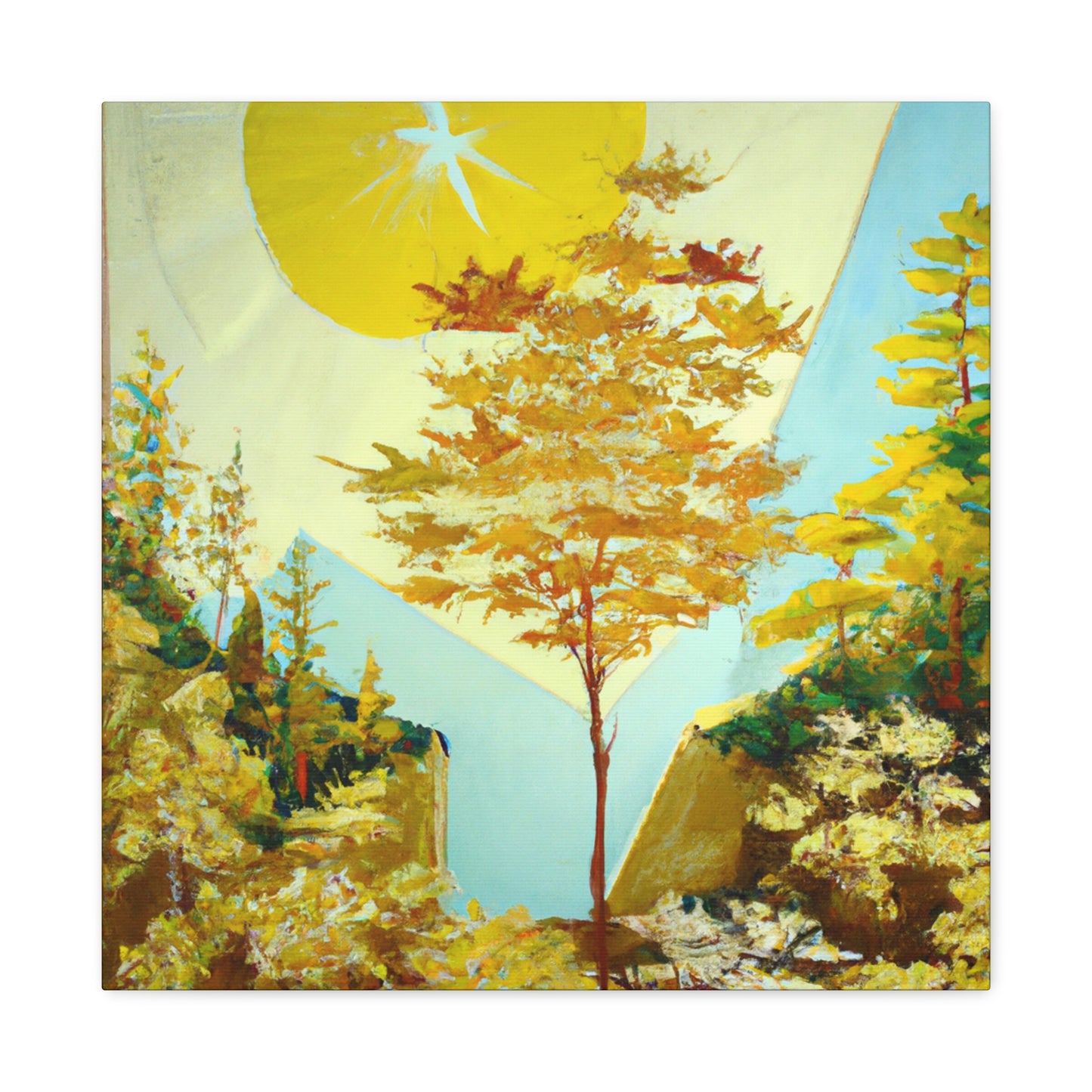 "Maple Majestic Mystery" - Canvas