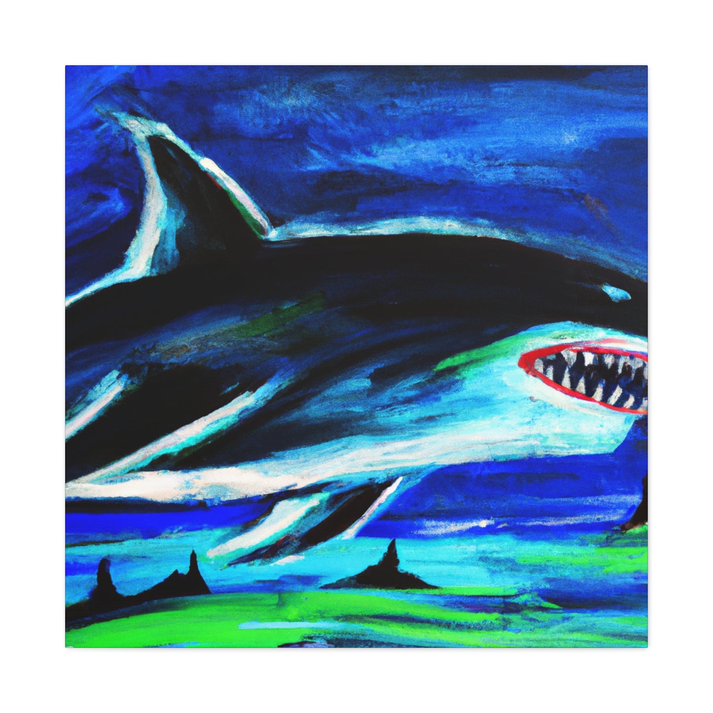 "The Shark Awakens" - Canvas