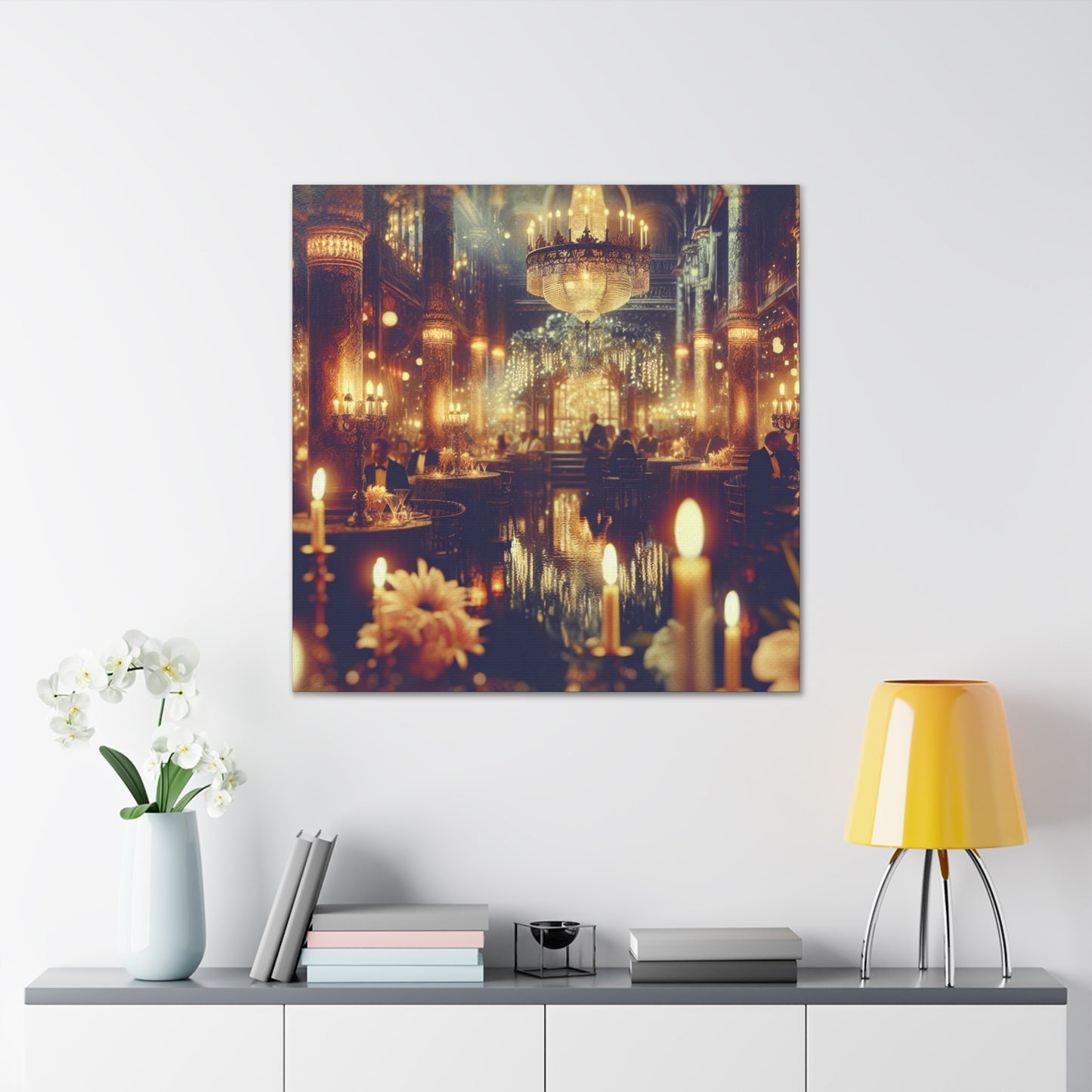 Whispered Revelry: Baroque Enclaves - Canvas