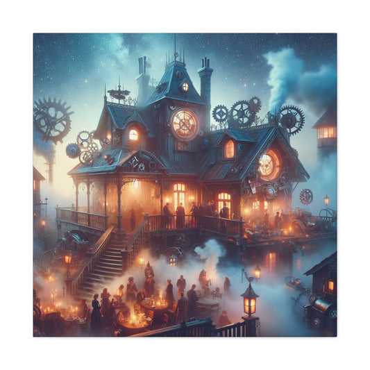 Ethereal Clockwork Soirée - Canvas