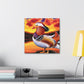 Mandarin Duck Surreality - Canvas