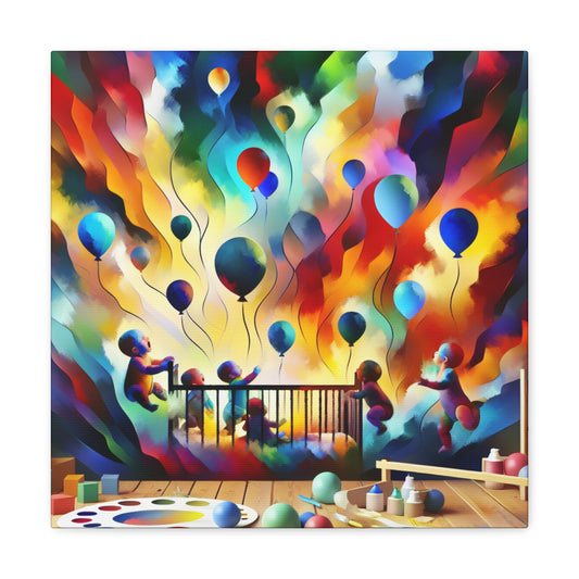 Skyward Ascension, Colorful Dreams - Canvas