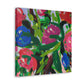 "The Peony Blooms Boldly" - Canvas