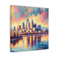 "Vibrant Enchantment: Salt Lake" - Canvas