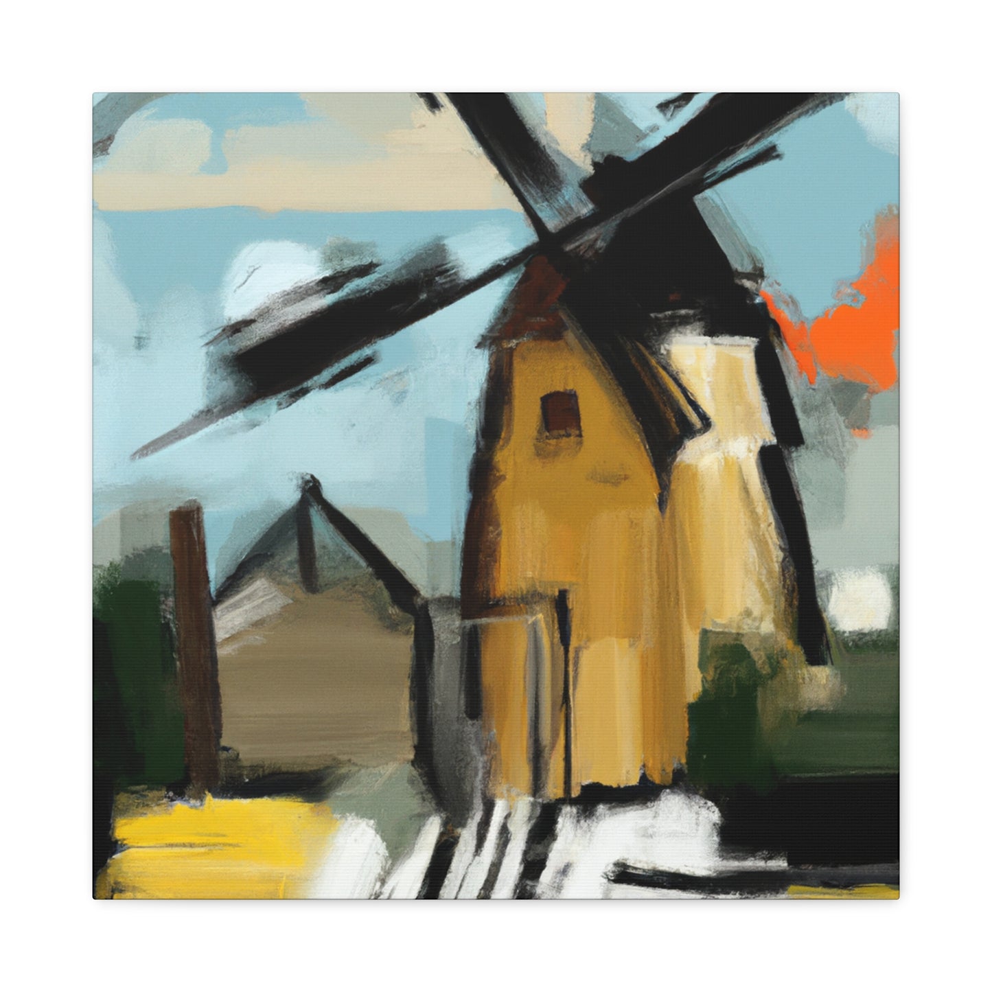 Windmill of abstraction - Canvas