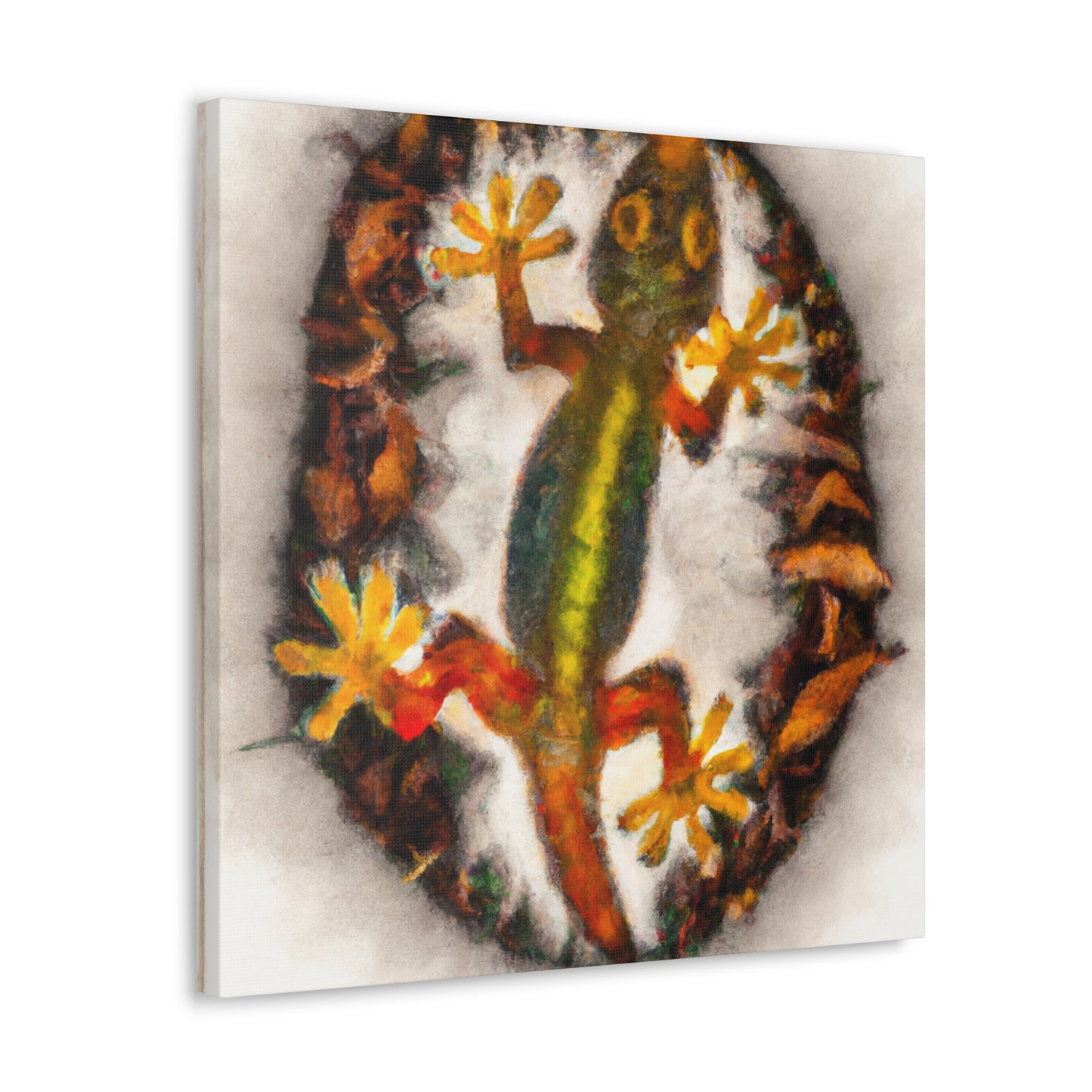 Gecko's Reflection Grandeur - Canvas