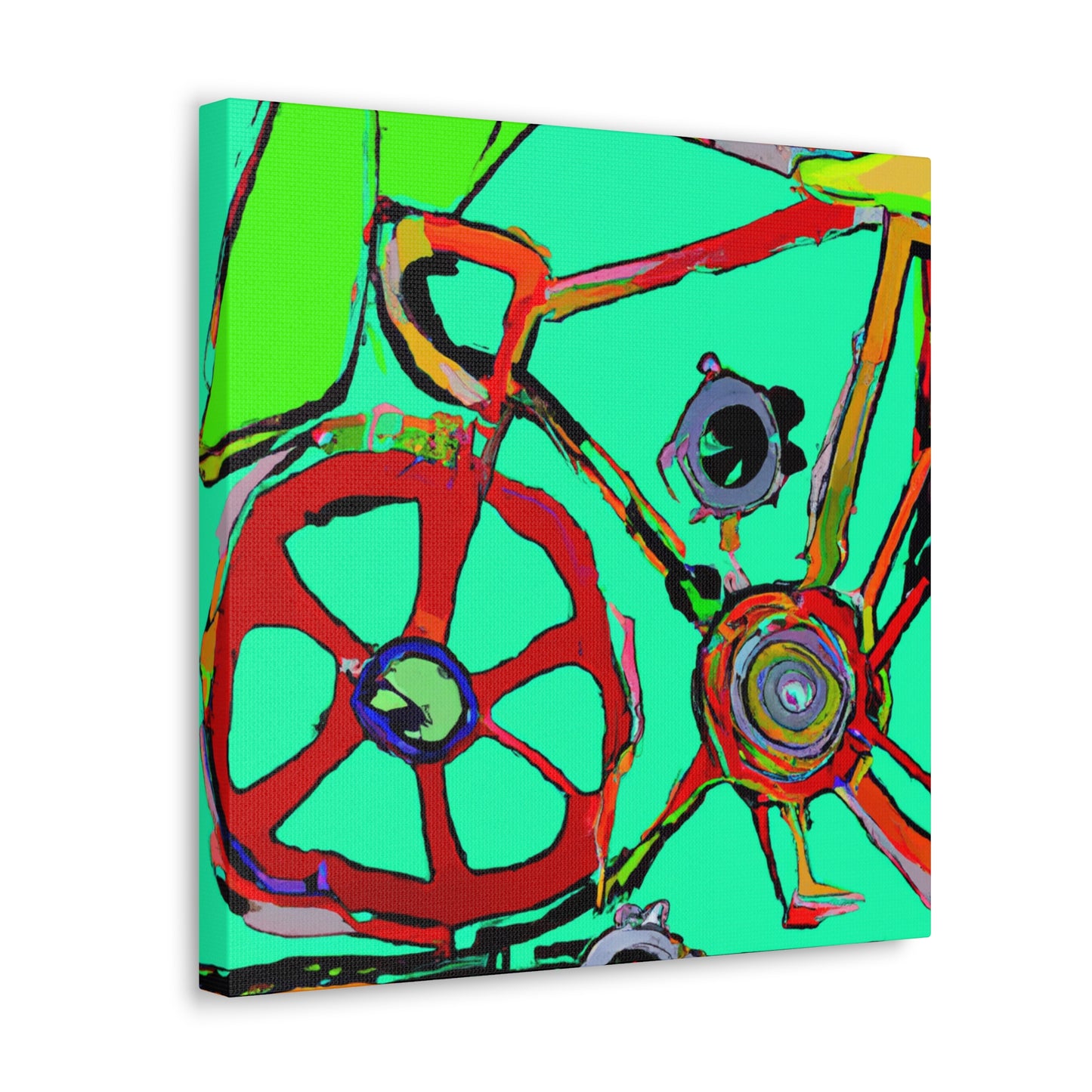 "Bicycle of Movement" - Canvas