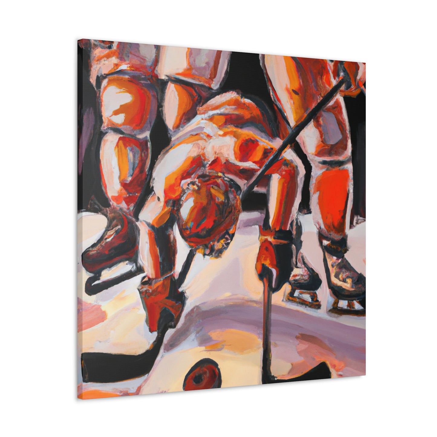 Hockey in Dream World - Canvas