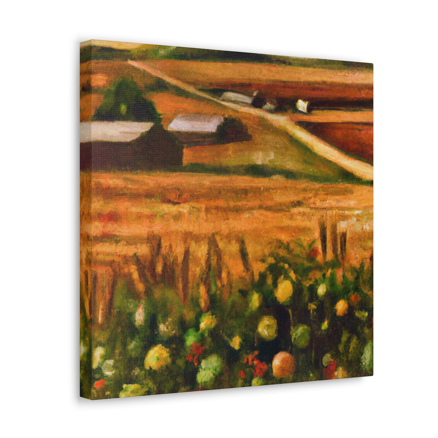 Harvesting Fields Abundance - Canvas