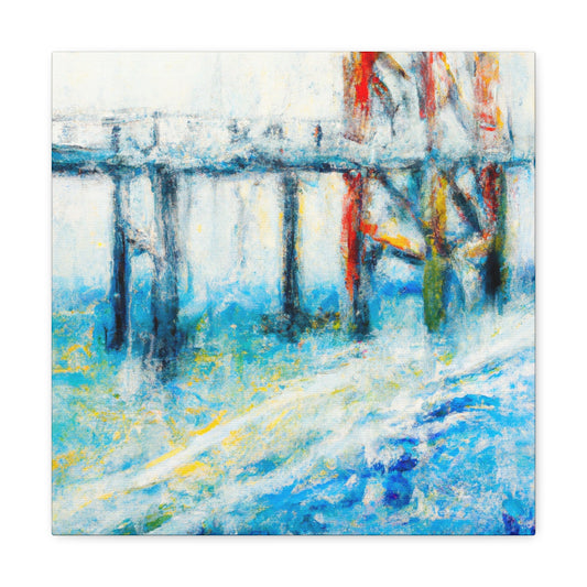 "Pier by the Sea" - Canvas