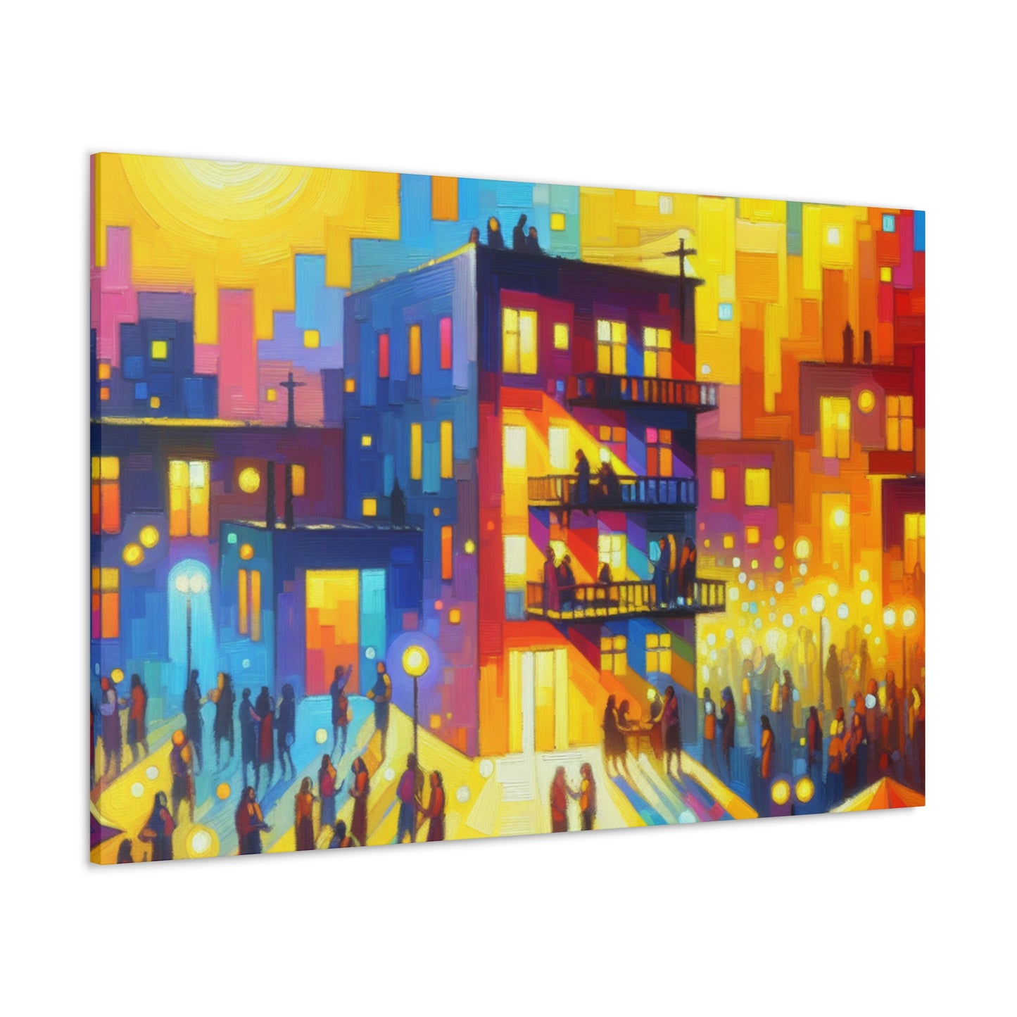 Vibrant Soirée Reverie - Canvas