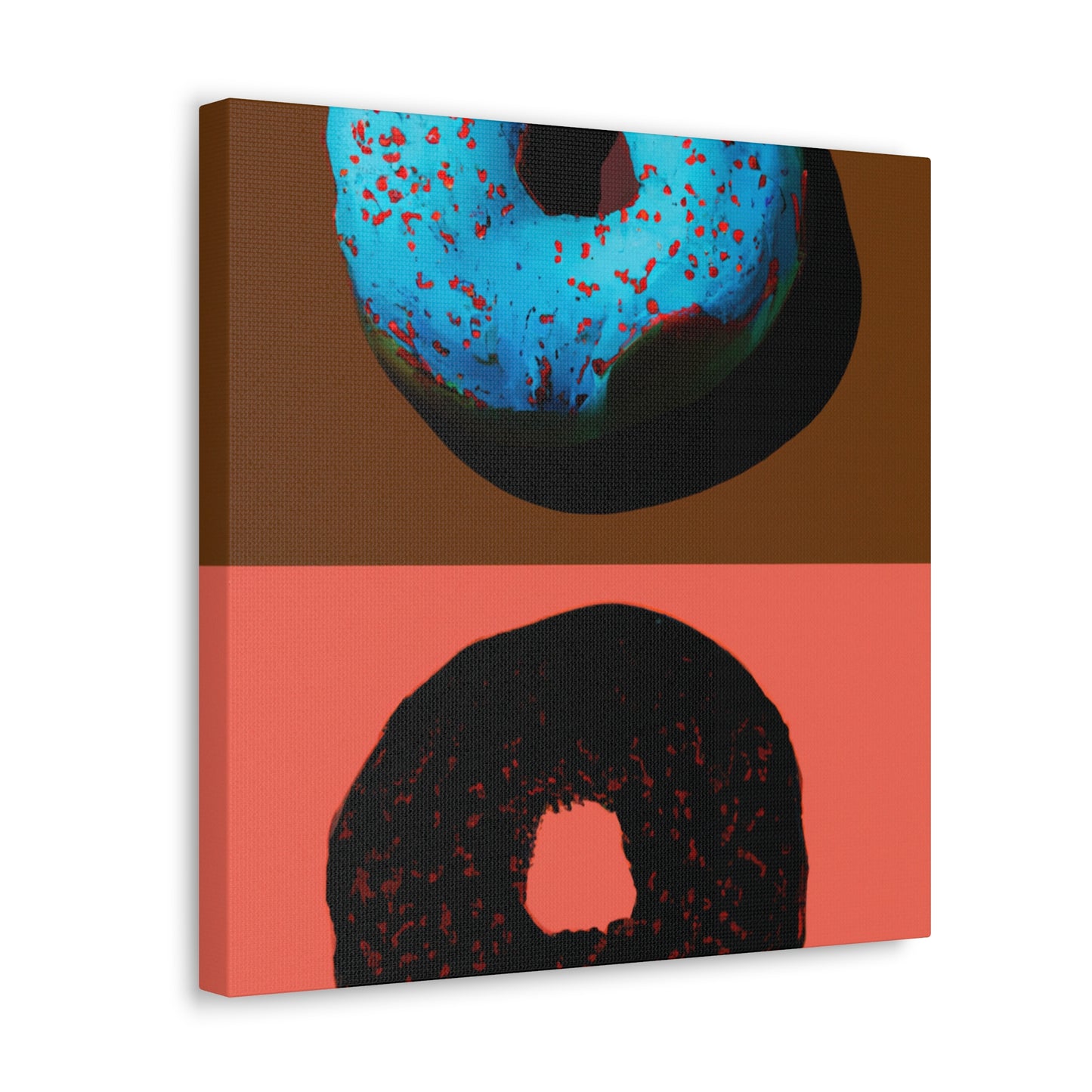 "Doughnut Delight Pop Art" - Canvas