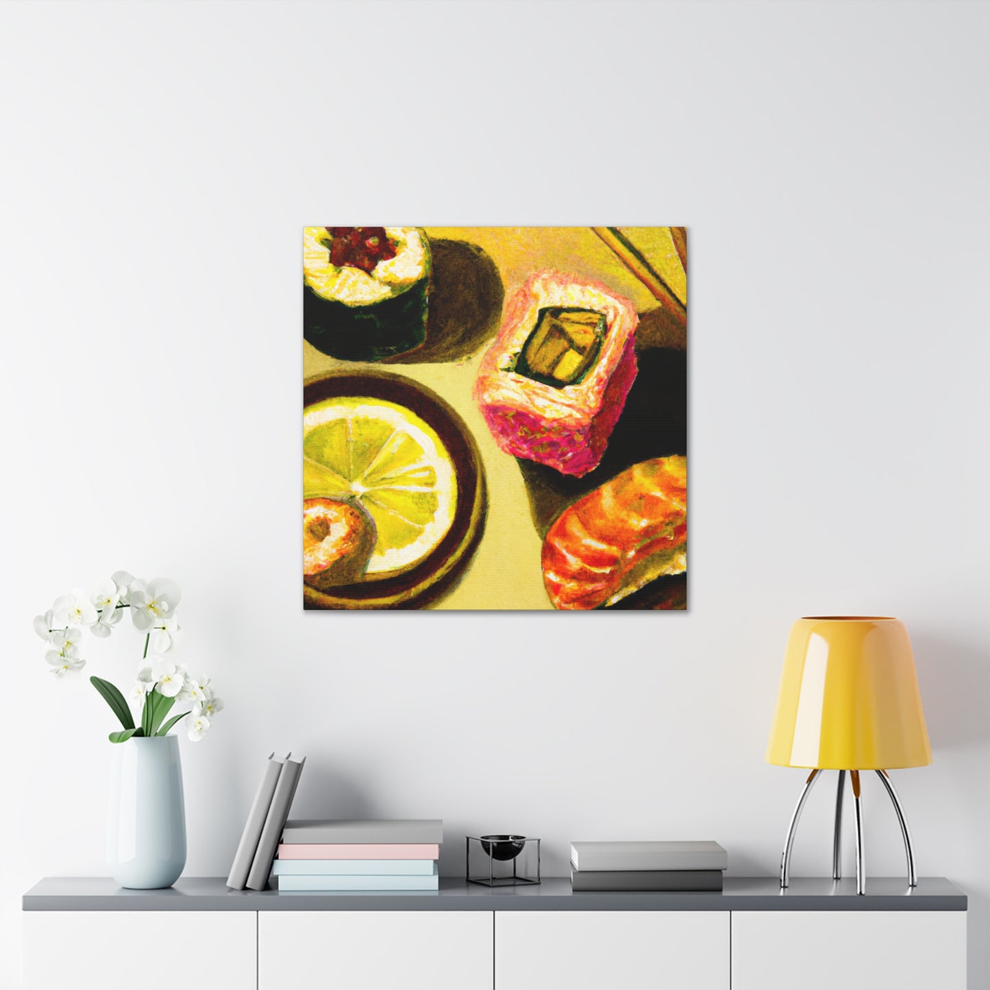 Sushi in Renaissance Times - Canvas