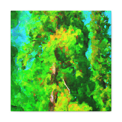 Cypress Tree Impressionism - Canvas