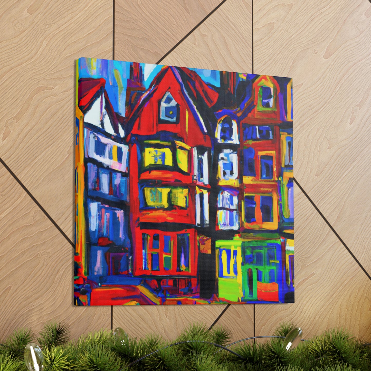 "Tudor Pop Fauvism" - Canvas