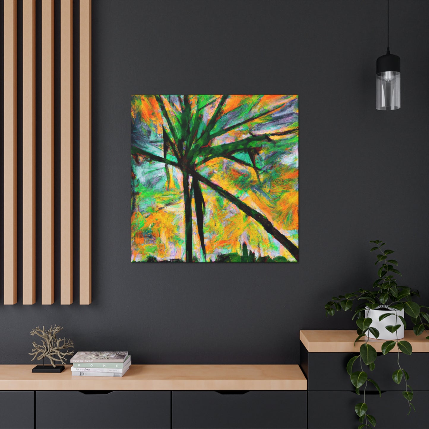 Palm in Abstraction - Canvas