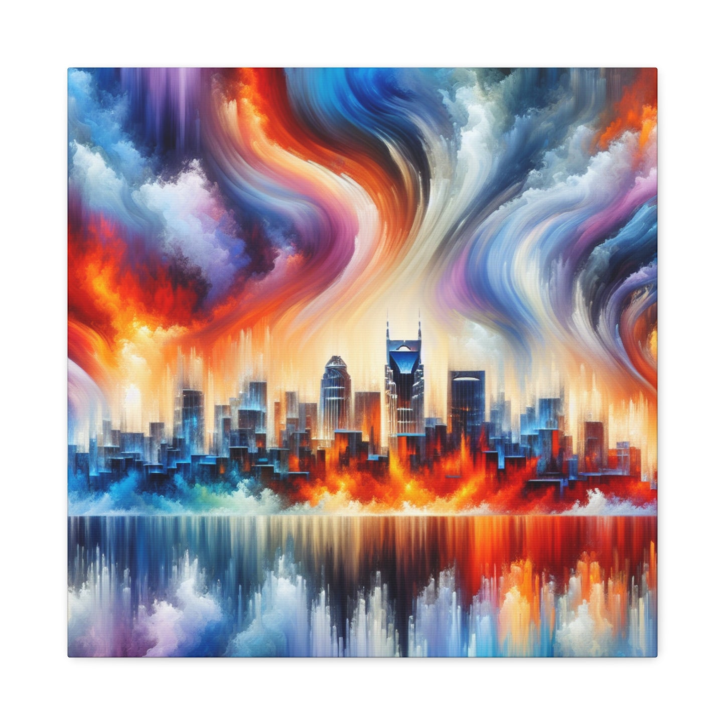 "Melodic Urban Symphony" - Canvas