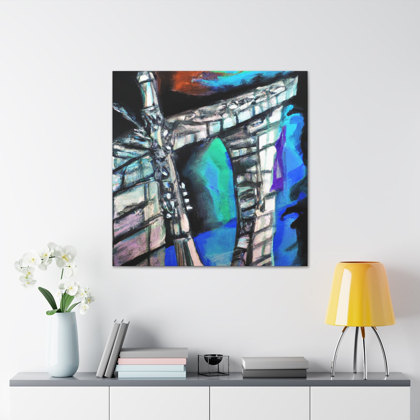 Painted Flute Melody - Canvas