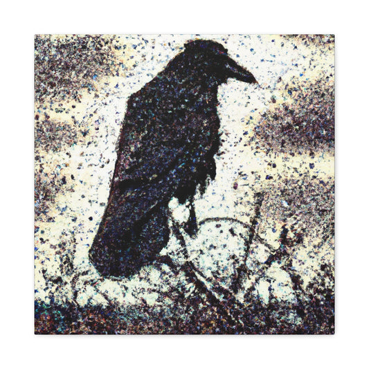 American Crow Mosaic - Canvas