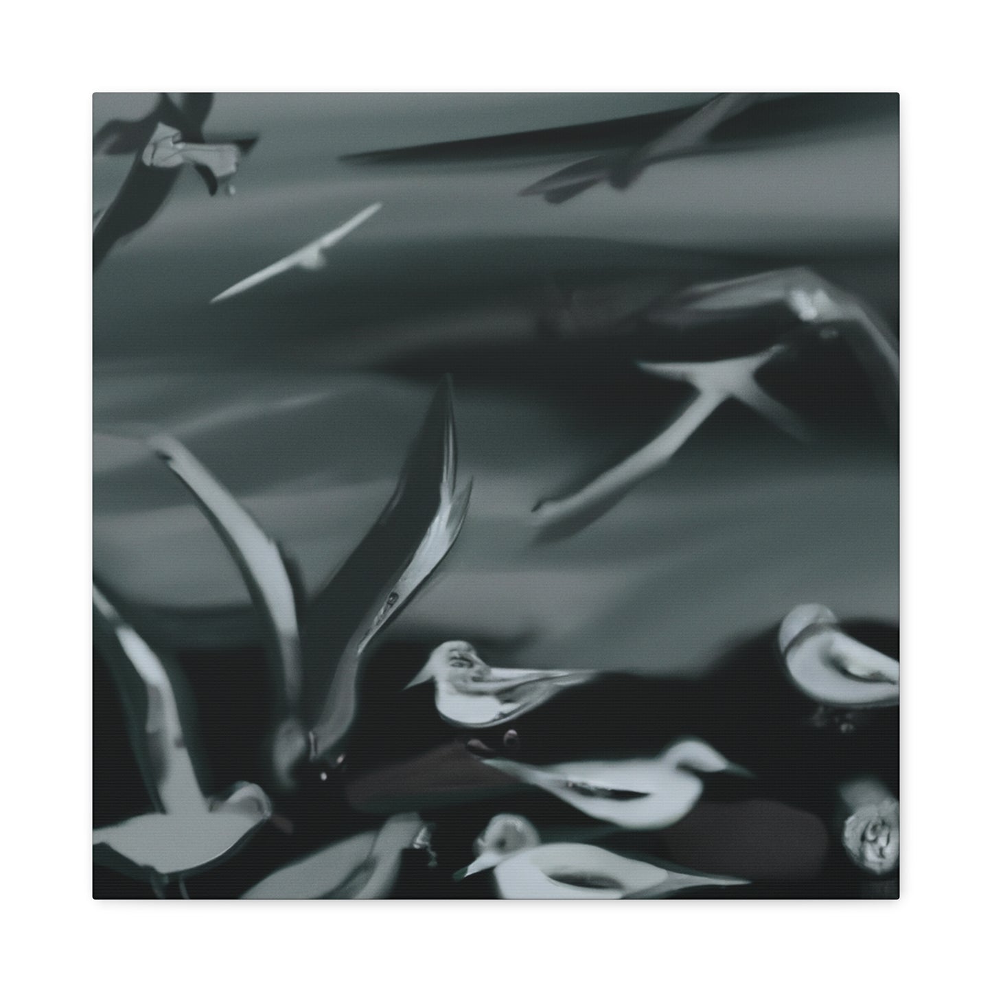 Sea Birds in Flight - Canvas