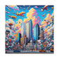 Sunshine City Mosaic - Canvas