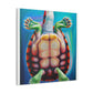 Turtle in the Water - Canvas