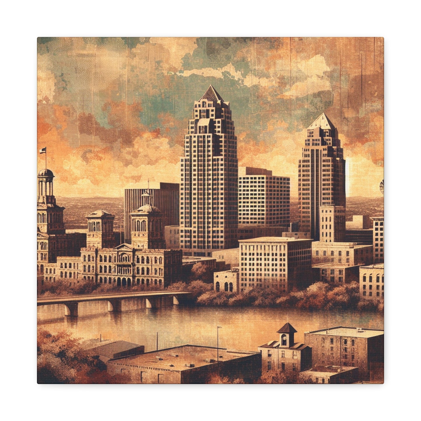 Steam City San Antonio - Canvas