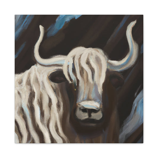 Yaks in Abstract Chaos - Canvas