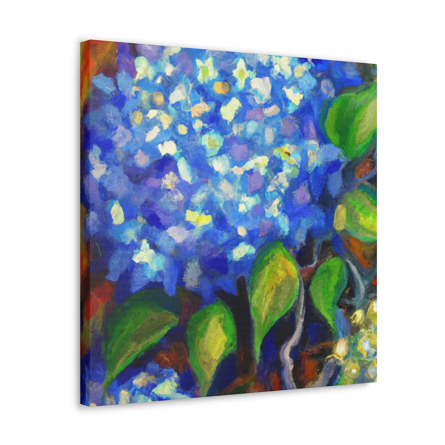 "Hydrangea's Splendid Bloom" - Canvas