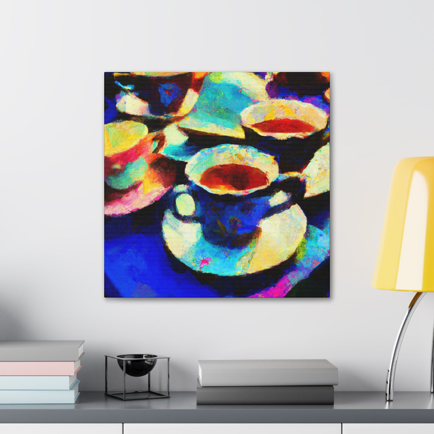 Tea Cups Galore! - Canvas