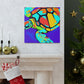 Sea Turtle Pop Brilliance - Canvas