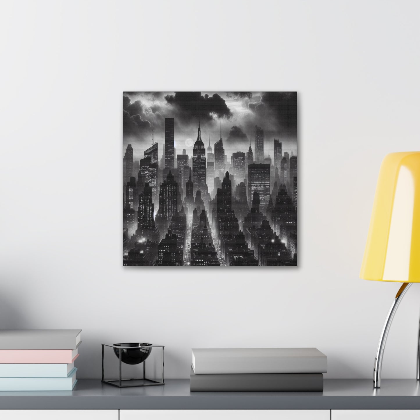 "Concrete Jungle Reverie" - Canvas