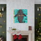 Manatee in Deco Style - Canvas