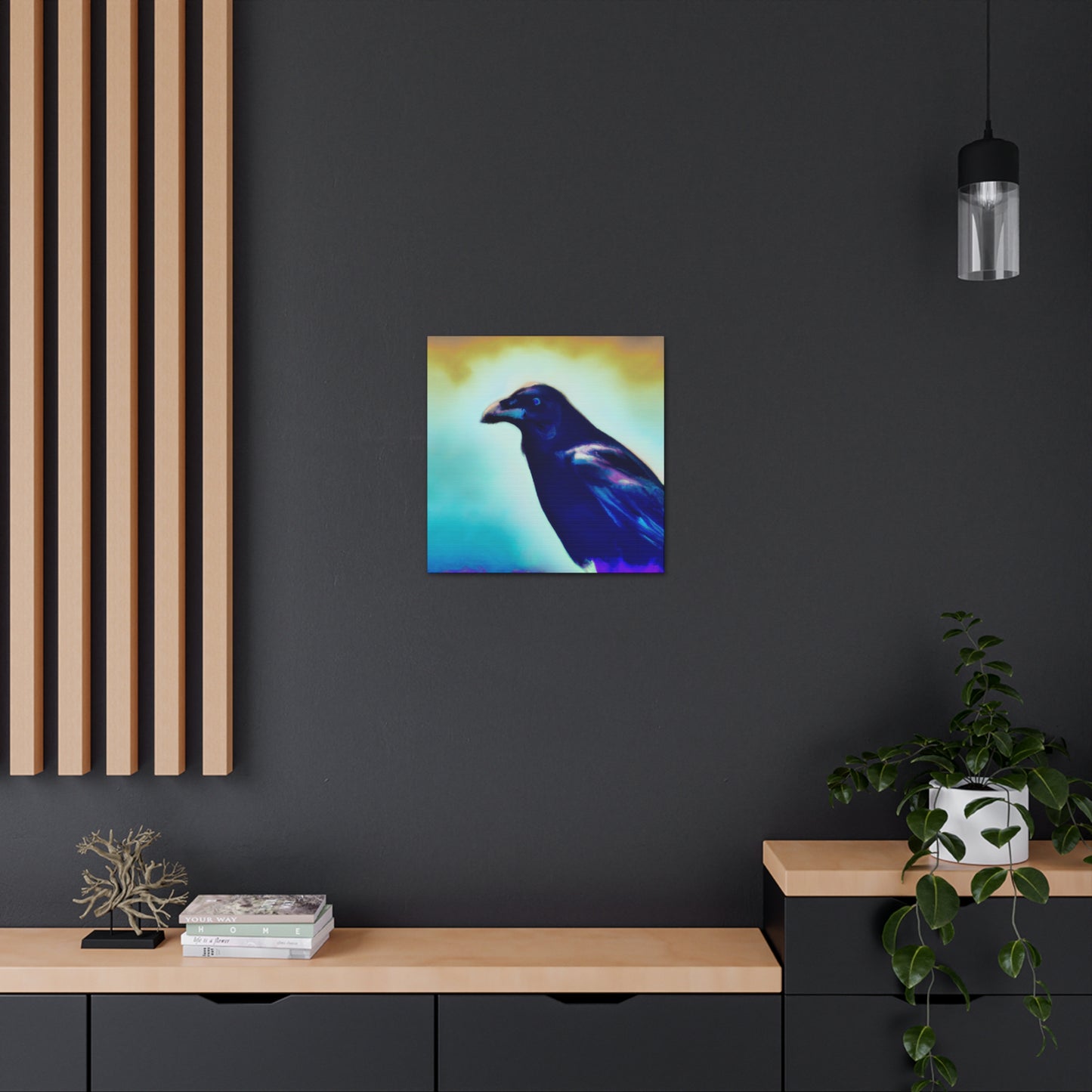 American Crow Flightpattern - Canvas