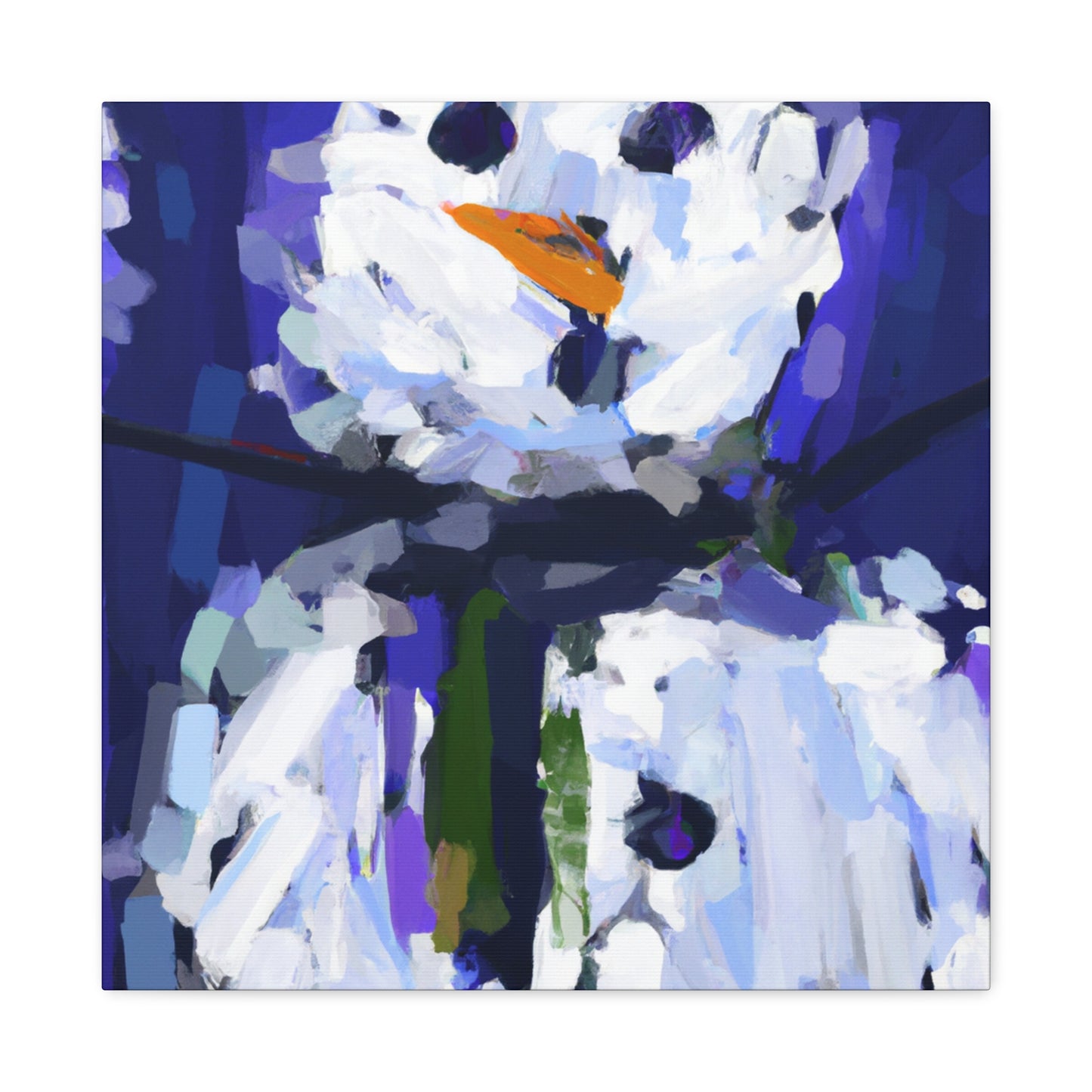 Snowman in Winterland - Canvas