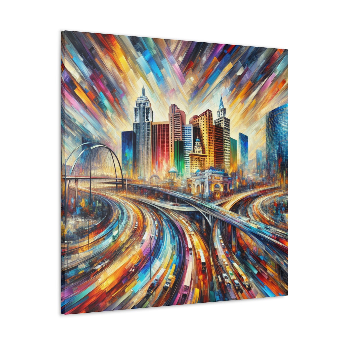 Glimmers of Sin City - Canvas