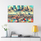 "Midwest Metropolis Mosaic" - Canvas