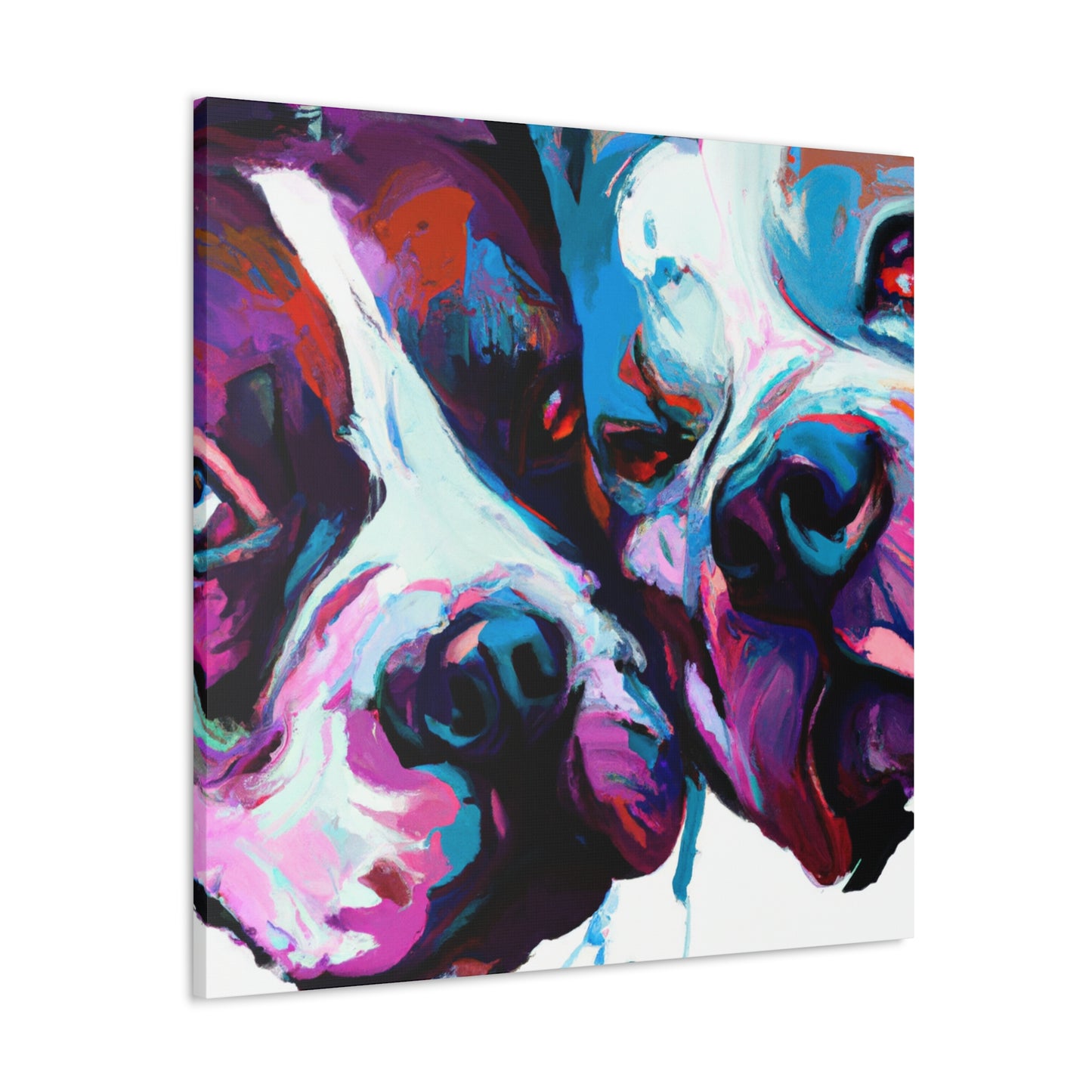 "Pitbulls in Poetry" - Canvas